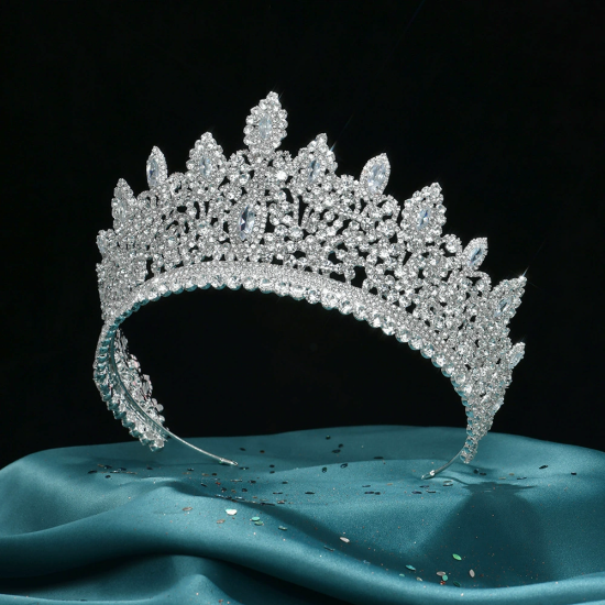 Bridal Wedding Crown Crystal Diamond Headdress Temperament Princess Crown